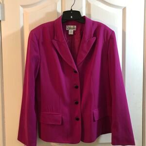 Rafaella Women's 12 Pink 4 Button Blazer Jacket